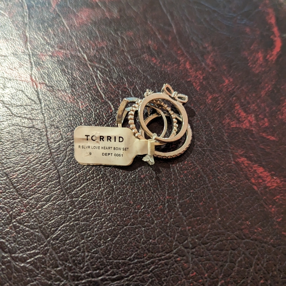 NWT set of 4 stacking rings